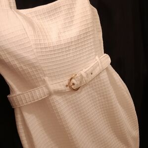 White business/holiday dress